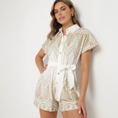 Kombinezon damski casual born2be ze sklepu: born2be.pl w kategorii: Kombinezony damskie - zdjęcie 054DCF2-170-2564_368523