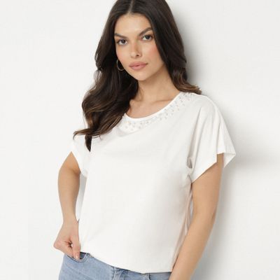 Bluzka damska na wiosnę casual born2be ze sklepu: born2be.pl w kategorii: Bluzki damskie - zdjęcie 054DCF2-170-2564_370469