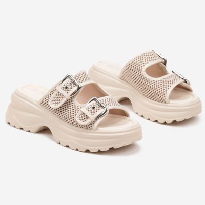 Klapki damskie na lato born2be ze sklepu: born2be.pl w kategorii: Klapki damskie - zdjęcie 054DCF2-170-2564_371036