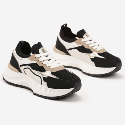 Buty sportowe damskie na wiosnę born2be ze sklepu: born2be.pl w kategorii: Buty sportowe damskie - zdjęcie 054DCF2-170-2564_371870