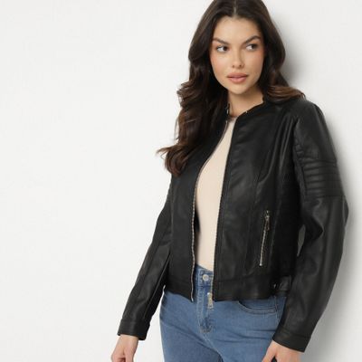 born2be - Kurtka damska casual jesienna ze sklepu: born2be.pl w kategorii: Kurtki damskie - zdjęcie 054DCF2-170-2564_372739