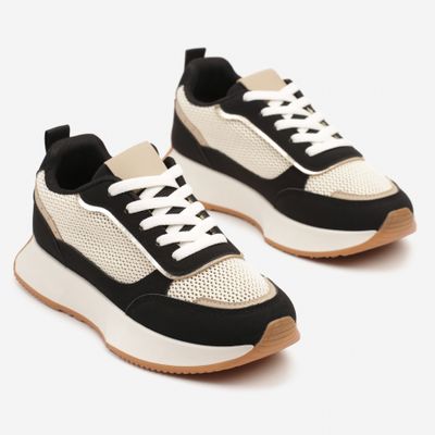 Buty sportowe damskie na wiosnę born2be ze sklepu: born2be.pl w kategorii: Buty sportowe damskie - zdjęcie 054DCF2-170-2564_374043