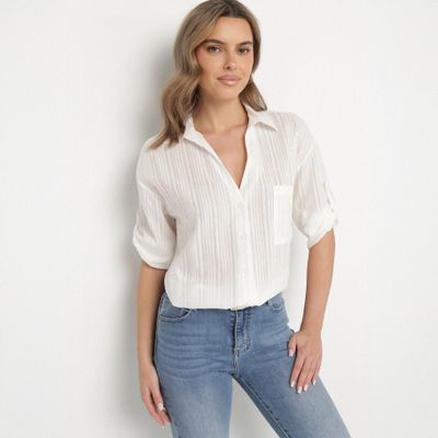 Koszula damska casual born2be ze sklepu: born2be.pl w kategorii: Koszule damskie - zdjęcie 054DCF2-170-2564_376408