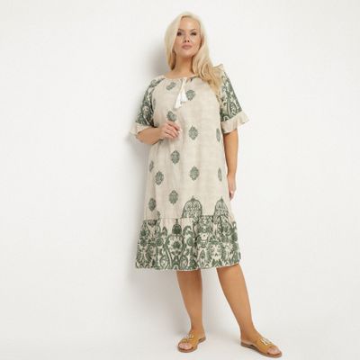 Sukienka w stylu boho born2be ze sklepu: born2be.pl w kategorii: Sukienki - zdjęcie 054DCF2-170-2564_378037