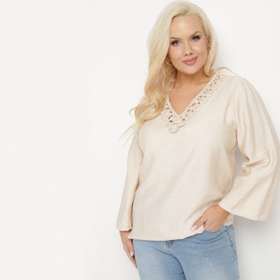born2be - Bluzka damska casual na wiosnę ze sklepu: born2be.pl w kategorii: Bluzki damskie - zdjęcie 054DCF2-170-2564_378120