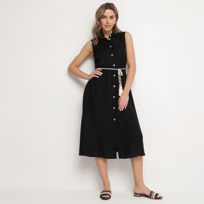 Sukienka w stylu boho born2be ze sklepu: born2be.pl w kategorii: Sukienki - zdjęcie 054DCF2-170-2564_378680