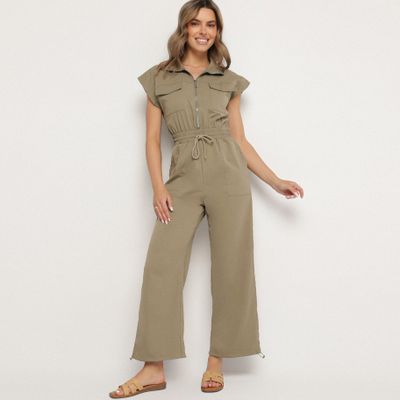 Kombinezon damski casual na wiosnę born2be ze sklepu: born2be.pl w kategorii: Kombinezony damskie - zdjęcie 054DCF2-170-2564_383594