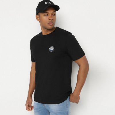 T-shirt męski casual born2be ze sklepu: born2be.pl w kategorii: T-shirty męskie - zdjęcie 054DCF2-170-2564_383883