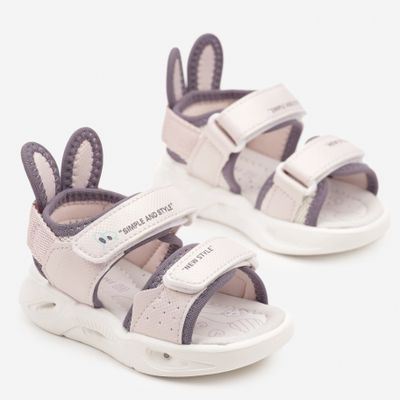 Sandały dziecięce z koronką born2be ze sklepu: born2be.pl w kategorii: Sandały dziecięce - zdjęcie 054DCF2-170-2564_384100