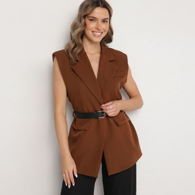 born2be - Kamizelka damska casual ze sklepu: born2be.pl w kategorii: Kamizelki damskie - zdjęcie 054DCF2-170-2564_384840