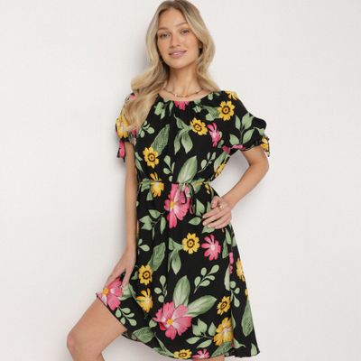 born2be - Sukienka na lato casual ze sklepu: born2be.pl w kategorii: Sukienki - zdjęcie 054DCF2-170-2564_384924