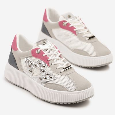 Buty sportowe damskie na wiosnę born2be ze sklepu: born2be.pl w kategorii: Buty sportowe damskie - zdjęcie 054DCF2-170-2564_386770