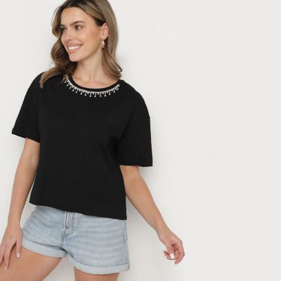 Bluzka damska casual na wiosnę born2be ze sklepu: born2be.pl w kategorii: Bluzki damskie - zdjęcie 054DCF2-170-2564_388181