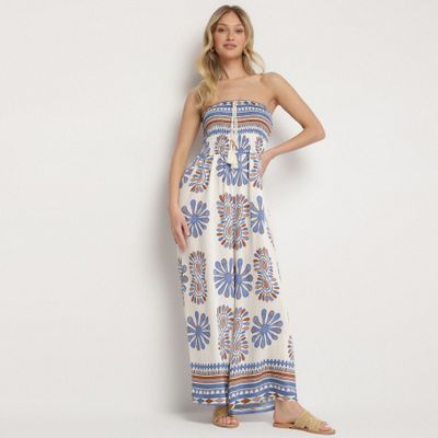Kombinezon damski boho na wiosnę born2be ze sklepu: born2be.pl w kategorii: Kombinezony damskie - zdjęcie 054DCF2-170-2564_389748