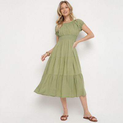 Sukienka elegancka born2be ze sklepu: born2be.pl w kategorii: Sukienki - zdjęcie 054DCF2-170-2564_390992
