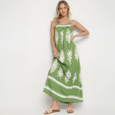 Sukienka w stylu boho born2be ze sklepu: born2be.pl w kategorii: Sukienki - zdjęcie 054DCF2-170-2564_391140