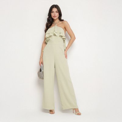 Kombinezon damski elegancki na wiosnę born2be ze sklepu: born2be.pl w kategorii: Kombinezony damskie - zdjęcie 054DCF2-170-2564_395124