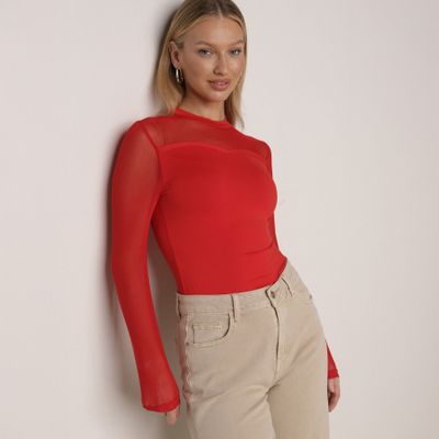 Bluzka damska casual jesienna born2be ze sklepu: born2be.pl w kategorii: Bluzki damskie - zdjęcie 054DCF2-170-2564_398442