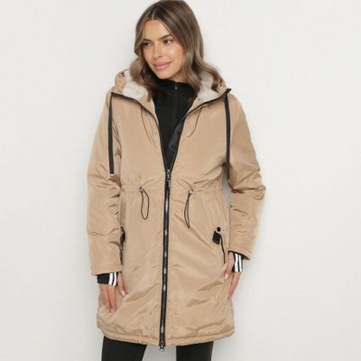 Parka damska jesienna born2be ze sklepu: born2be.pl w kategorii: Parki damskie - zdjęcie 054DCF2-170-2564_399456