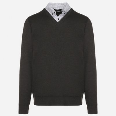 Sweter męski casual born2be ze sklepu: born2be.pl w kategorii: Swetry męskie - zdjęcie 054DCF2-170-2564_399636
