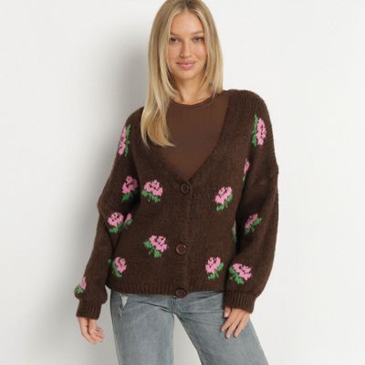 Sweter damski casual zimowy born2be ze sklepu: born2be.pl w kategorii: Swetry damskie - zdjęcie 054DCF2-170-2564_399645