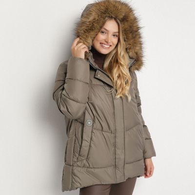 Kurtka damska casual jesienna born2be ze sklepu: born2be.pl w kategorii: Kurtki damskie - zdjęcie 054DCF2-170-2564_399987