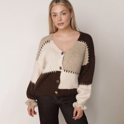 Sweter damski casual zimowy born2be ze sklepu: born2be.pl w kategorii: Swetry damskie - zdjęcie 054DCF2-170-2564_400134