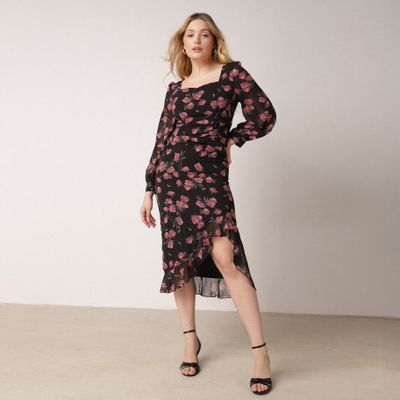 Sukienka dla puszystych casual born2be ze sklepu: born2be.pl w kategorii: Sukienki - zdjęcie 054DCF2-170-2564_400145