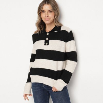 Sweter damski zimowy casual born2be ze sklepu: born2be.pl w kategorii: Swetry damskie - zdjęcie 054DCF2-170-2564_400668