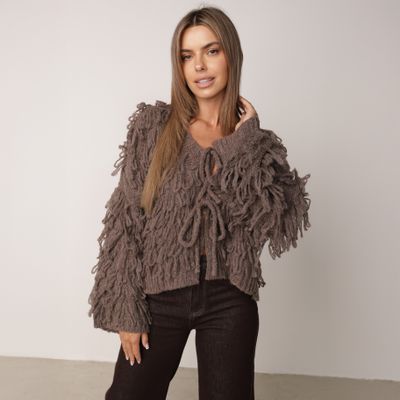 Sweter damski boho born2be ze sklepu: born2be.pl w kategorii: Swetry damskie - zdjęcie 054DCF2-170-2564_400670