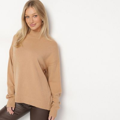 Sweter damski na zimę casual born2be ze sklepu: born2be.pl w kategorii: Swetry damskie - zdjęcie 054DCF2-170-2564_400762