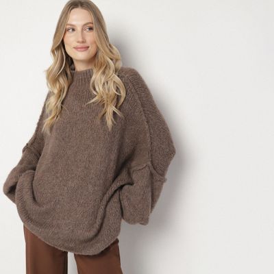 Sweter damski zimowy casual born2be ze sklepu: born2be.pl w kategorii: Swetry damskie - zdjęcie 054DCF2-170-2564_400852