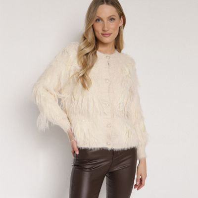 Sweter damski na zimę born2be ze sklepu: born2be.pl w kategorii: Swetry damskie - zdjęcie 054DCF2-170-2564_401286