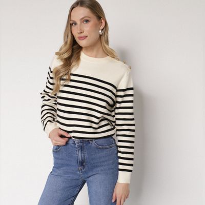 born2be - Sweter damski casual ze sklepu: born2be.pl w kategorii: Swetry damskie - zdjęcie 054DCF2-170-2564_401373