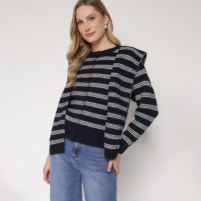 Sweter damski na zimę born2be ze sklepu: born2be.pl w kategorii: Swetry damskie - zdjęcie 054DCF2-170-2564_401387