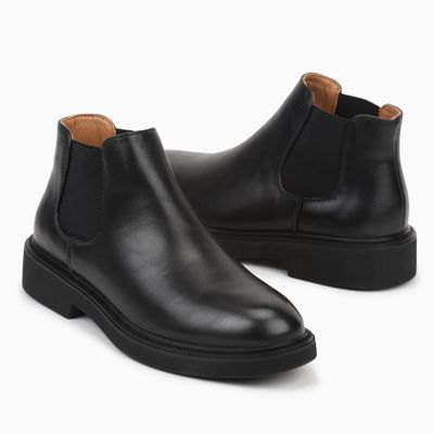 Buty zimowe męskie bez zapięcia na jesień born2be ze sklepu: born2be.pl w kategorii: Buty zimowe męskie