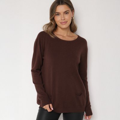 Sweter damski casual born2be ze sklepu: born2be.pl w kategorii: Swetry damskie - zdjęcie 054DCF2-170-2564_401654