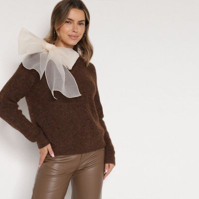 Sweter damski zimowy born2be ze sklepu: born2be.pl w kategorii: Swetry damskie - zdjęcie 054DCF2-170-2564_401766