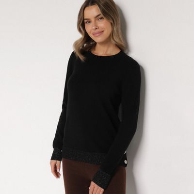 Sweter damski casual na zimę born2be ze sklepu: born2be.pl w kategorii: Swetry damskie - zdjęcie 054DCF2-170-2564_401980