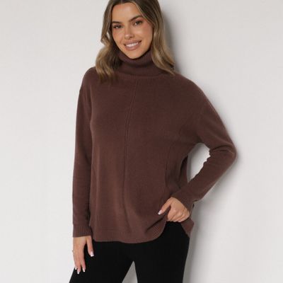 Sweter damski na zimę born2be ze sklepu: born2be.pl w kategorii: Swetry damskie - zdjęcie 054DCF2-170-2564_402088