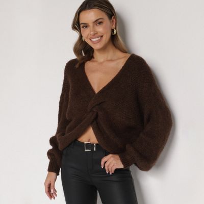 Sweter damski na zimę born2be ze sklepu: born2be.pl w kategorii: Swetry damskie - zdjęcie 054DCF2-170-2564_402139