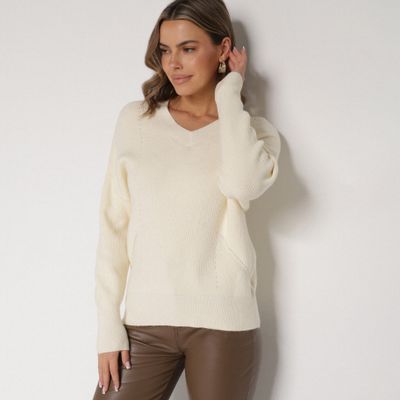 Sweter damski casual born2be ze sklepu: born2be.pl w kategorii: Swetry damskie - zdjęcie 054DCF2-170-2564_402277