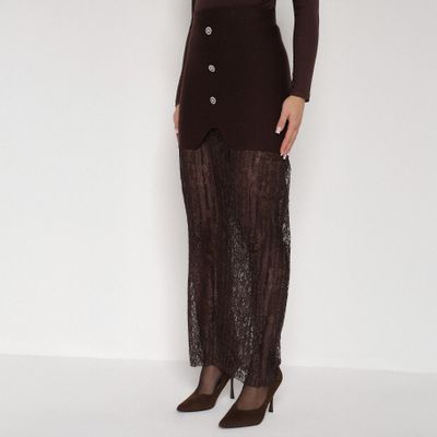 Spódnica casual born2be ze sklepu: born2be.pl w kategorii: Spódnice - zdjęcie 054DCF2-170-2564_402317
