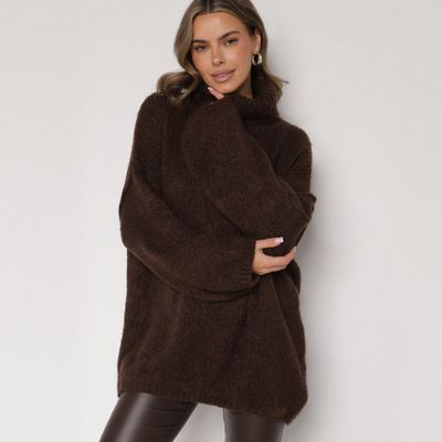 Sweter damski na zimę born2be ze sklepu: born2be.pl w kategorii: Swetry damskie - zdjęcie 054DCF2-170-2564_402370