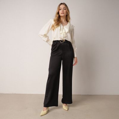 Spodnie damskie jesienne born2be ze sklepu: born2be.pl w kategorii: Spodnie damskie - zdjęcie 054DCF2-170-2564_402901