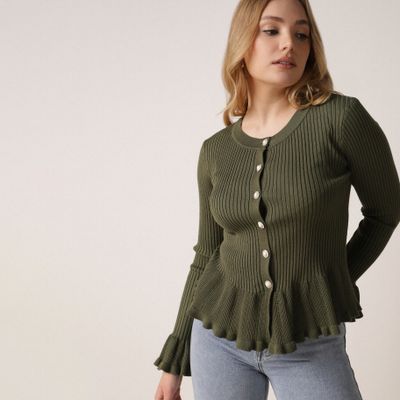 Sweter damski casual born2be ze sklepu: born2be.pl w kategorii: Swetry damskie - zdjęcie 054DCF2-170-2564_403043