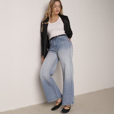 Jeansy damskie casual born2be ze sklepu: born2be.pl w kategorii: Jeansy damskie - zdjęcie 054DCF2-170-2564_403349