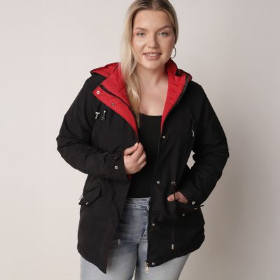 Parka damska jesienna born2be ze sklepu: born2be.pl w kategorii: Parki damskie - zdjęcie 054DCF2-170-2564_404481