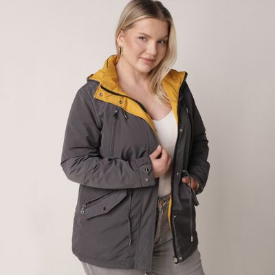 born2be - Parka damska casual ze sklepu: born2be.pl w kategorii: Parki damskie - zdjęcie 054DCF2-170-2564_404482