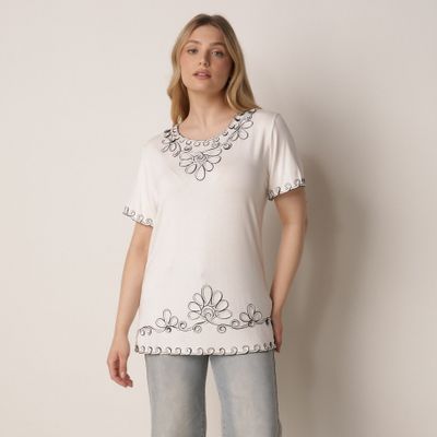 Bluzka damska na wiosnę casual born2be ze sklepu: born2be.pl w kategorii: Bluzki damskie - zdjęcie 054DCF2-170-2564_406303